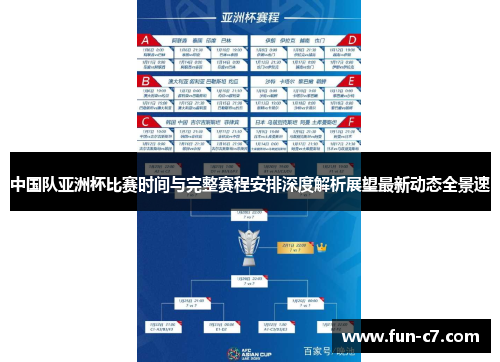 中国队亚洲杯比赛时间与完整赛程安排深度解析展望最新动态全景速 中国队亚洲杯比赛时间与完整赛程安排深度解析展望最新动态全景速